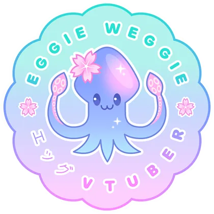 Eggie Weggie VTuber badge